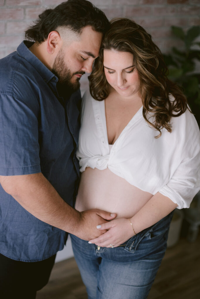 Bay Area maternity photographer capturing intimate pregnancy portraits in natural light